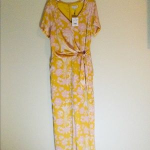 Gibson Latimer Floral Jumpsuit